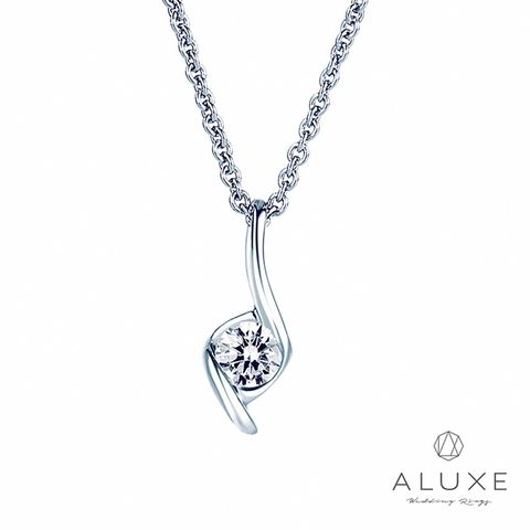 【ALUXE 亞立詩鑽石】Sweet Mood系列 0.18克拉美鑽項鍊