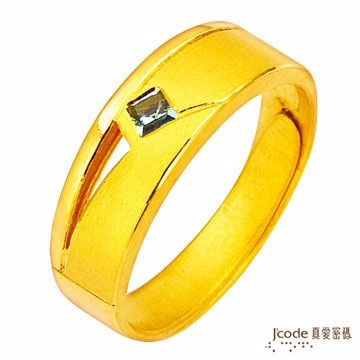 Jcode 真愛密碼 Jcode 黃金海岸 純金戒指(男)