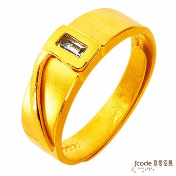 Jcode 真愛密碼 Jcode 祈願 純金戒指(男)