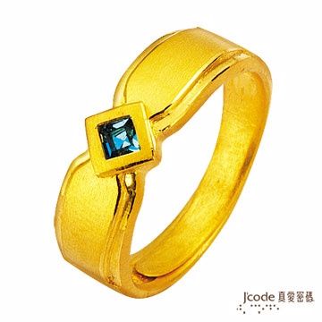 Jcode 真愛密碼 Jcode 鍾心 純金戒指(男)