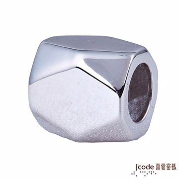 Jcode 真愛密碼 Jcode 左偏執面純銀串珠-男