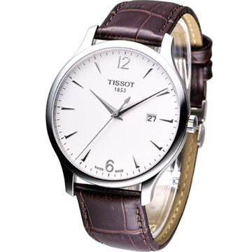 TISSOT 天梭  T-TRADITION 極簡雅士 時尚腕錶-(T0636101603700)白色