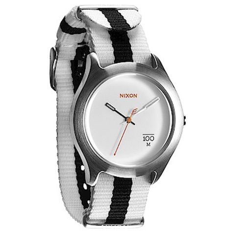 NIXON The QUAD 拼裝潮流都會休閒腕錶(白)