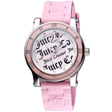 Juicy Couture  甜心教主時尚手錶(J1900419)-粉