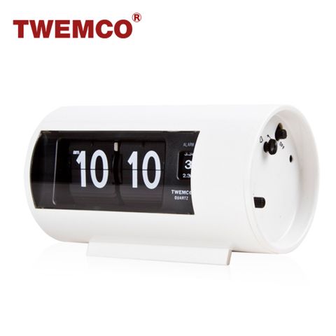 原廠公司貨保固2年TWEMCO 機械式翻頁鐘 德國機芯 圓筒小鬧鐘