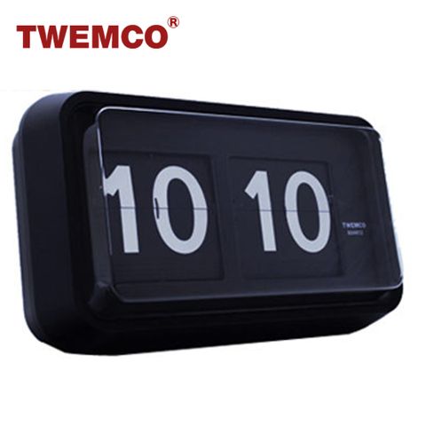 原廠公司貨保固2年TWEMCO 機械式翻頁鐘 德國機芯 掛鐘