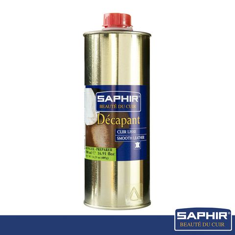 【SAPHIR莎菲爾】皮革染料清潔劑(大)-專為染色補色前，去除皮革原有的染料與油膜