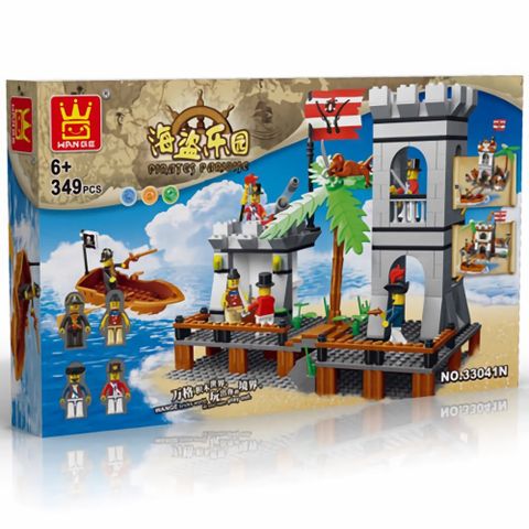【Pirates Paradise】海盜系列DIY益智趣味積木遊戲組 349pcs