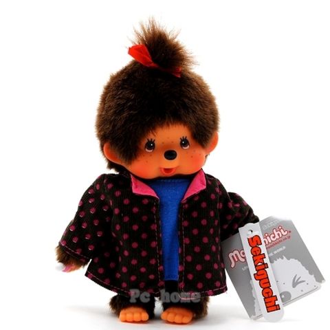 Sekiguchi 夢奇奇 日本MONCHHICHI【圓點外套女孩】