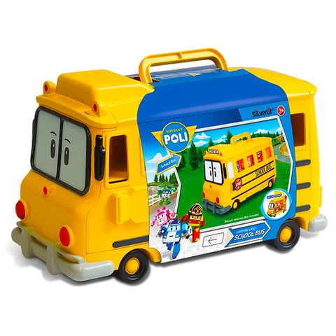《POLI 波力》校車哥哥合金車收納盒