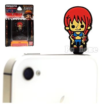 ONE PIECE 航海王 日本進口【娜美】iphone4/4S音源孔防塵塞