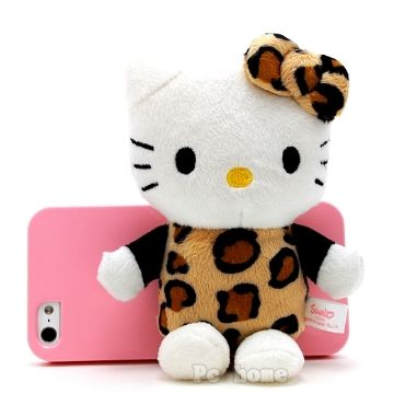 Sanrio 三麗鷗 韓國進口 iphone 5【KITTY旋轉娃娃】硬式手機背蓋