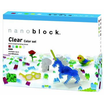《Nano Block迷你積木》NB-016透明積木顆粒基本組