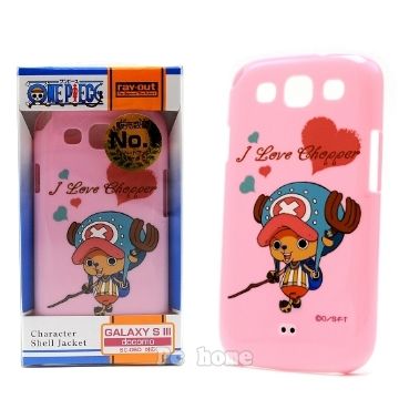 ONE PIECE 航海王 日本進口GALAXY S3【戀愛喬巴】硬式手機背蓋