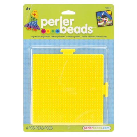 PERLER BEADS 拼拼豆豆 《Perler》兩入彩色大方形模型板組合