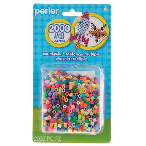 PERLER BEADS 拼拼豆豆 《Perler》2000顆拼豆補充盒-00綜合色系