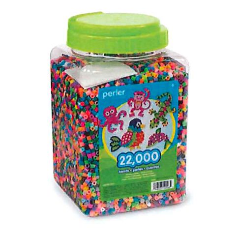 PERLER BEADS 拼拼豆豆 《Perler》22000顆拼豆補充罐-00綜合色系