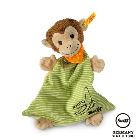 STEIFF德國金耳釦泰迪熊 - Jocko Monkey 猴子 (嬰幼兒安撫巾)