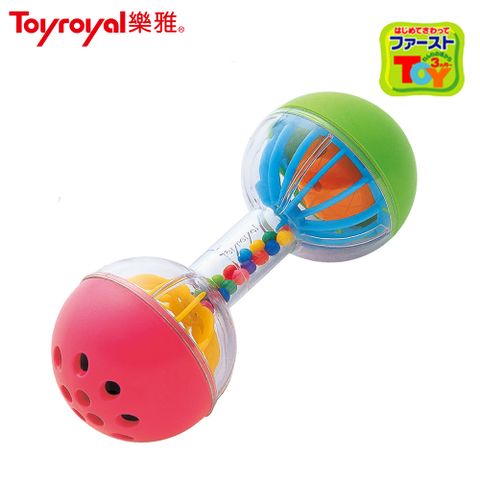 日本《樂雅 Toyroyal》雙邊手搖鈴