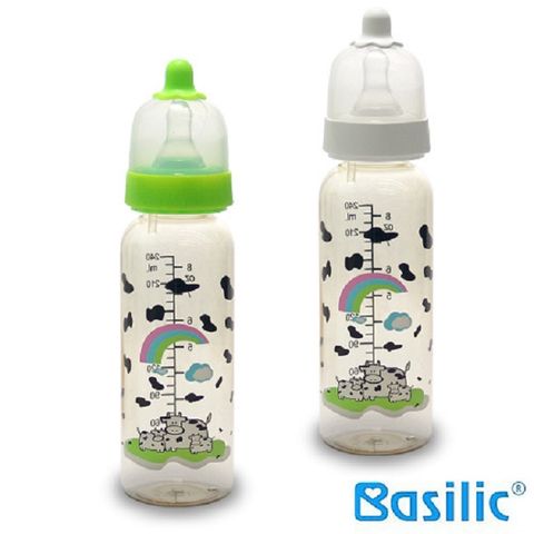 Basilic 貝喜力克 防脹氣PES直圓型奶瓶240ml