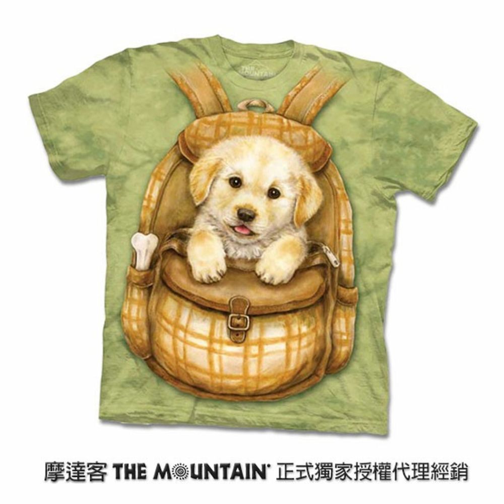 The Mountain 摩達客 (現貨) 美國進口自然純棉系列 背包狗狗 T恤