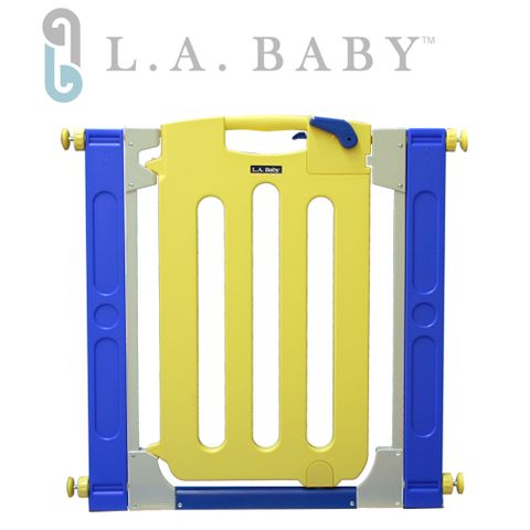 【美國 L.A. Baby】幼兒安全門欄/圍欄/柵欄(附贈兩片延伸件)