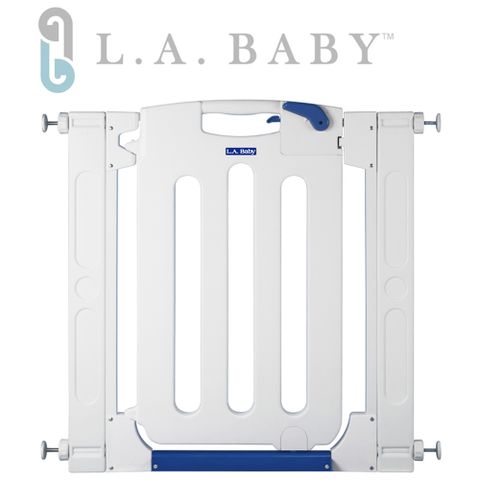 【美國 L.A. Baby】幼兒安全上鎖圍欄/門欄/圍欄/柵欄(贈兩片延伸件)