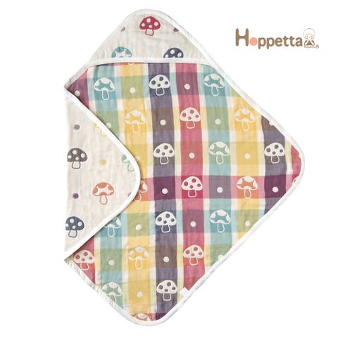 Hoppetta 六層紗蘑菇包巾(方型)