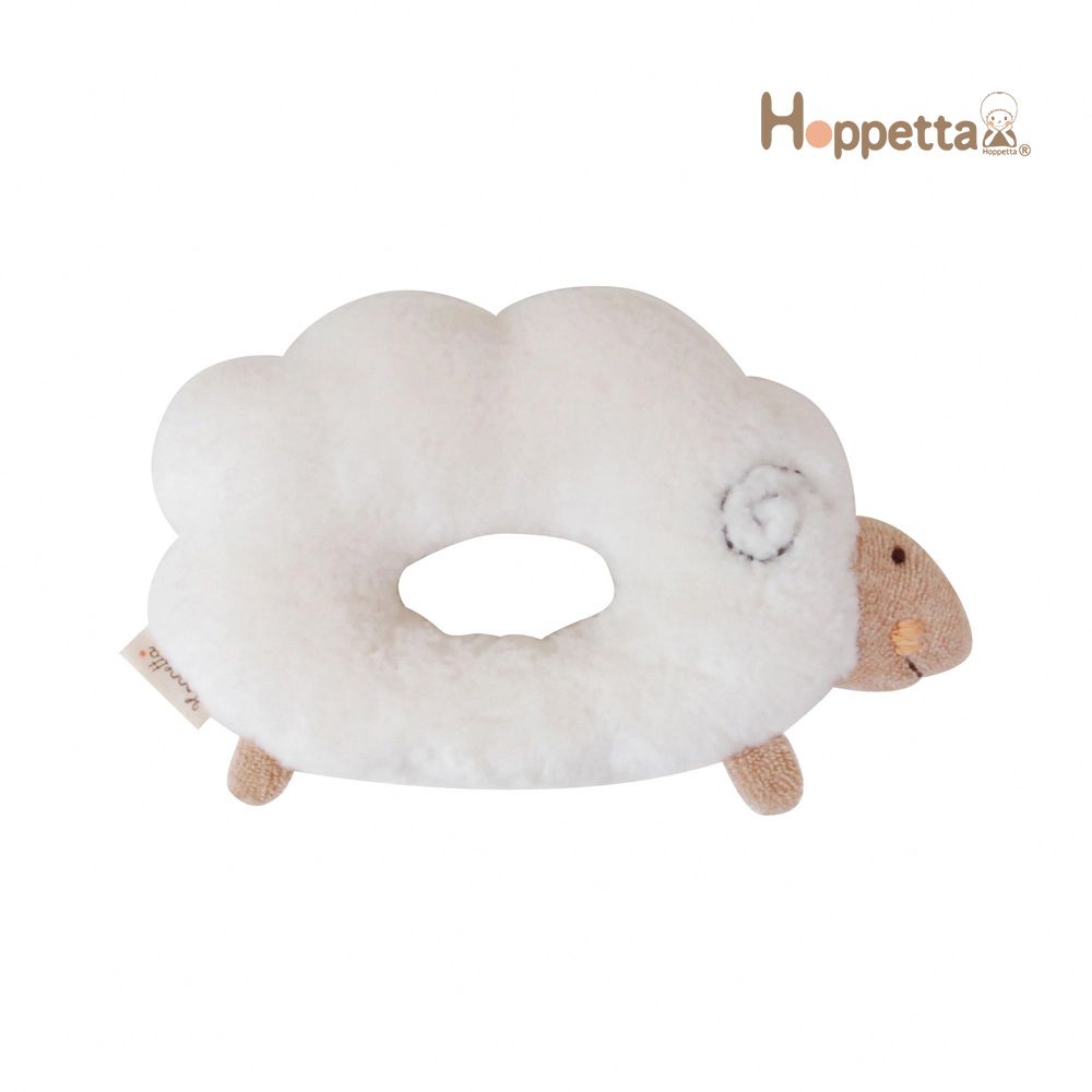Hoppetta 夏季超人氣商品!! 有機棉 -綿羊瑪莉甜甜圈搖鈴