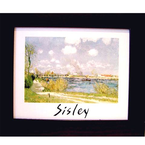 《閒情》Sisley風景畫