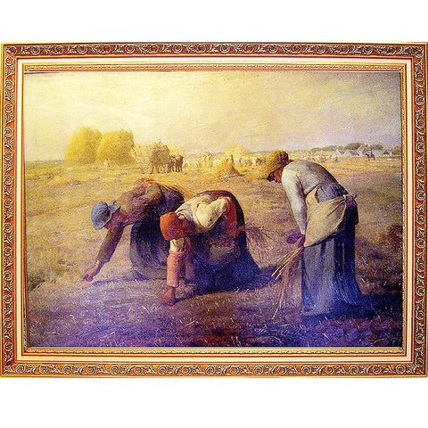開運陶源 The Gleaners 《拾穗》米勒名畫 大幅