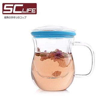 SC Life 三件式炫彩茶杯-藍色