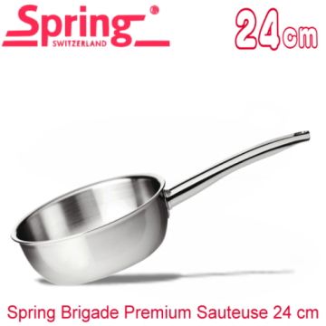 【瑞士Spring】尊爵系列單柄複合金多功能鍋(24cm)1566-24