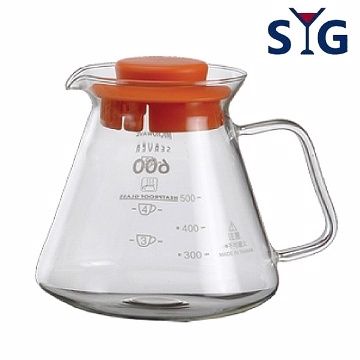 SYG精緻耐熱花茶咖啡壺BHG605R-紅蓋