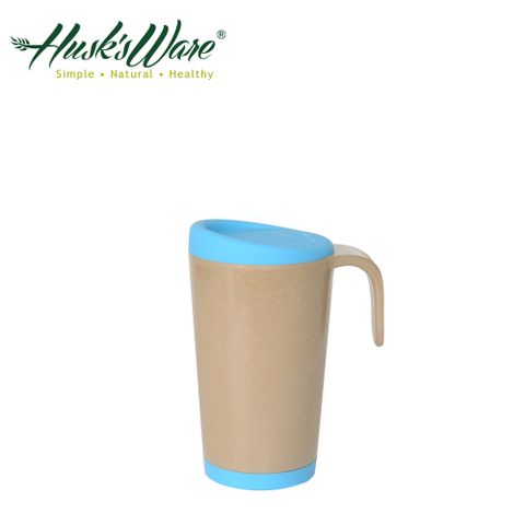 【美國Husk’s ware】稻殼天然無毒環保創意馬克杯-綠松石藍(買一送一)