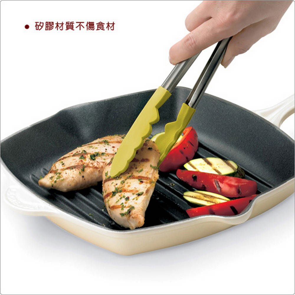 CUISIPRO 輕鬆夾餐夾(大綠) | 料理夾 分菜夾 食品夾