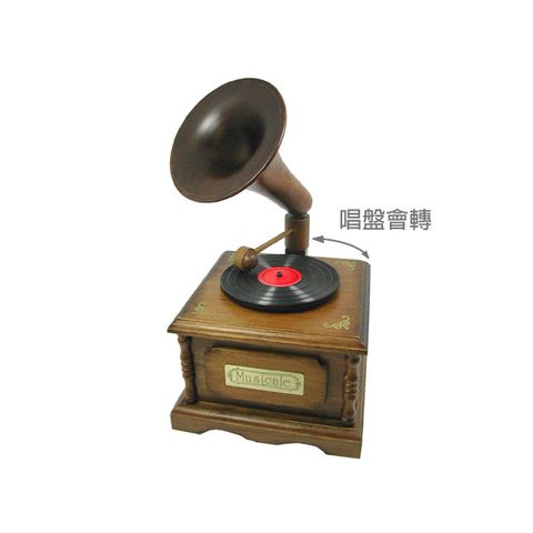 《古董留聲機》音樂盒