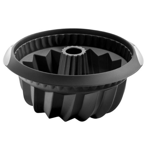 醫療級矽膠 耐熱220度《LEKUE》薩瓦蘭烤模(黑) | 薩瓦蘭 邦特模 咕咕霍夫 蛋糕模點心烤模