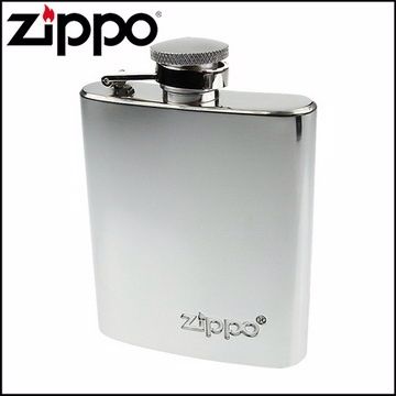 【ZIPPO】不鏽鋼製-3盎司隨身酒壺(鏡面款)
