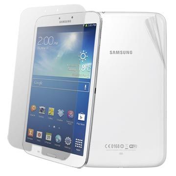 超值二合1(可選亮螢/霧螢) Samsung Tab3 8.0 T3100 T3110 防刮螢幕貼+機身貼