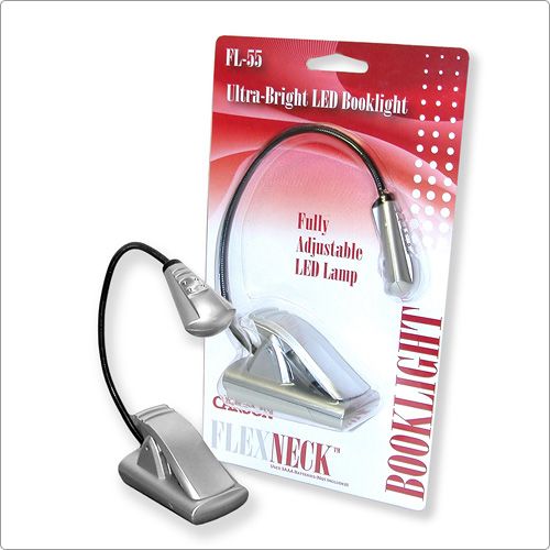 FL-55Ultra-Bright LED BooklightFullyAdjustableLED LampFLEXNECKBOOKLIGHT