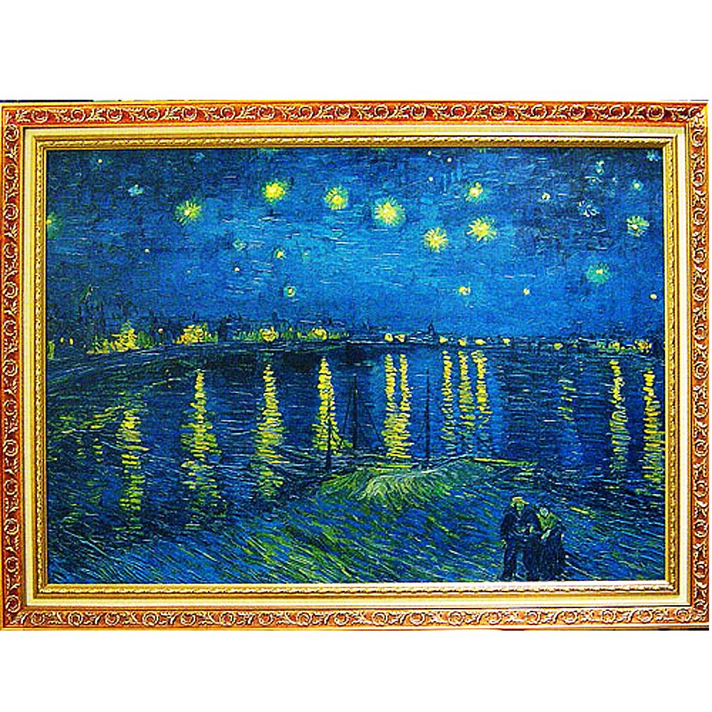 開運陶源 《隆河上的星夜》 梵谷Starry Night Over the Rhone(大幅)