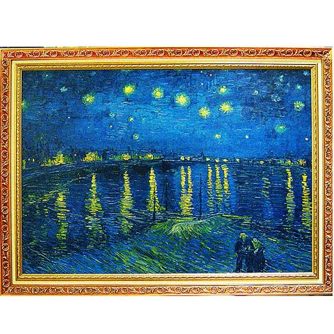 開運陶源 《隆河上的星夜》 梵谷Starry Night Over the Rhone(大幅)