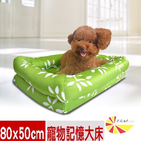 【凱蕾絲帝】記憶寵物時尚床墊(大)-自然元氣(適合10~25公斤以內寵物使用)