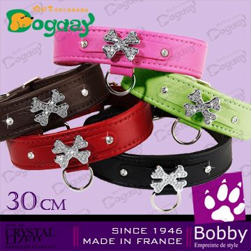 《狗日子Dogday》法國Bobby雙骨水晶項圈-30CM