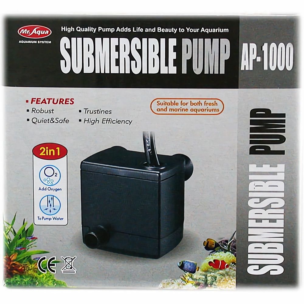Mr.AQUA 水族先生 節能靜音型HP-3500沈水馬達小型缸適用