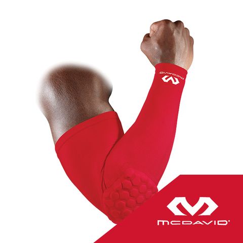 McDavid [6500] 強勁射手長護肘 - 斐紅
