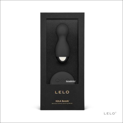 LELO 台灣澤豐總代理保固兩年瑞典-HULA BEADS 呼啦球 旋轉式 遙控情趣按摩器-公爵黑