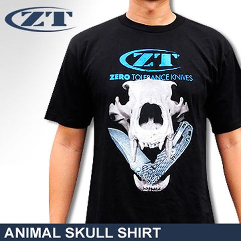 ZT ANIMAL SKULL MENS TEE 短袖T恤