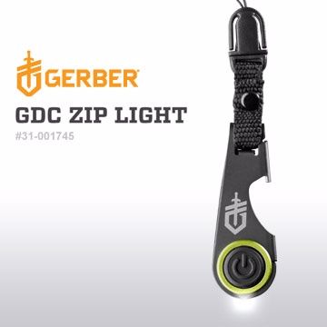 Gerber GDC Zip Light隨身攜帶手電筒+開瓶器工具組(# 31-001745)